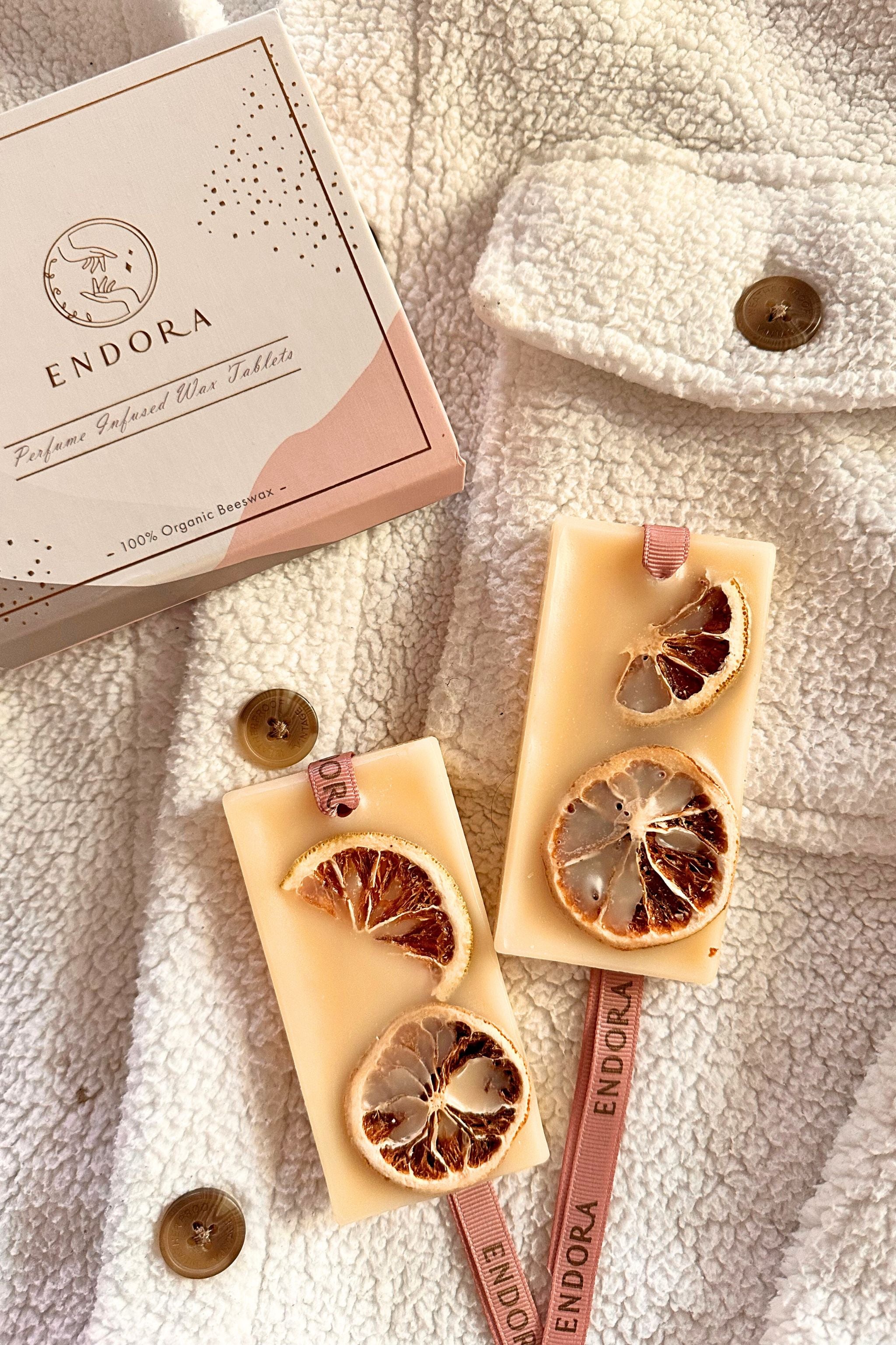 Neroli & Bergamot Beeswax tablets (set of 2)