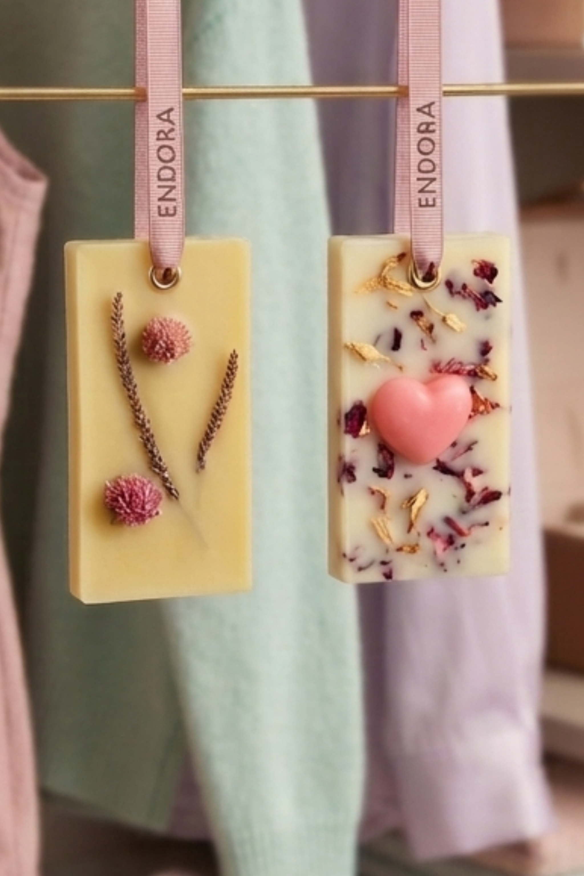 Lily Love – French Rose Scented Beeswax Tablets – Set of 5 | Wardrobe Refreshers