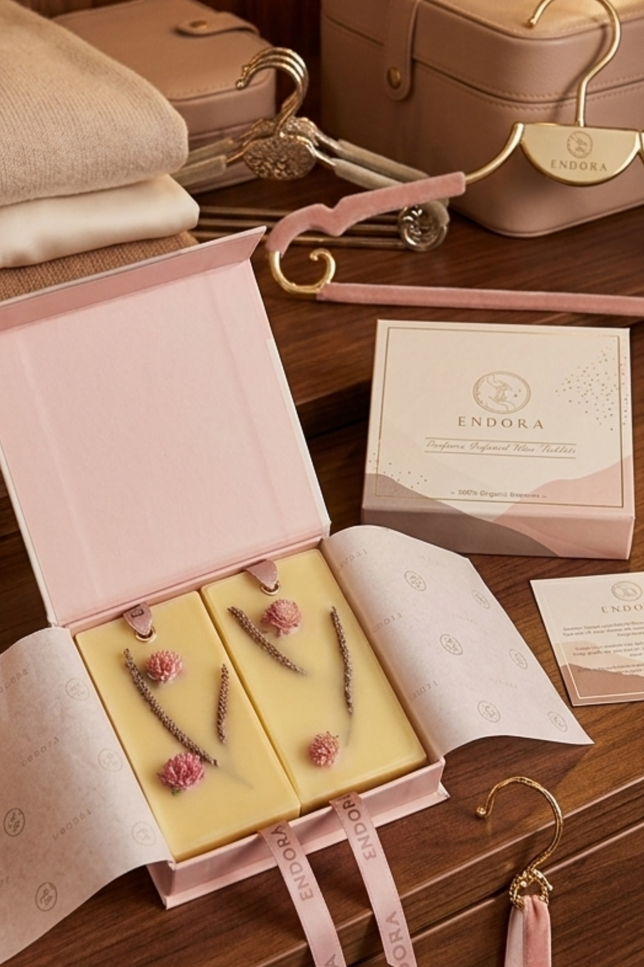 Eucalyptus and basil Beeswax tablets (set of 2)