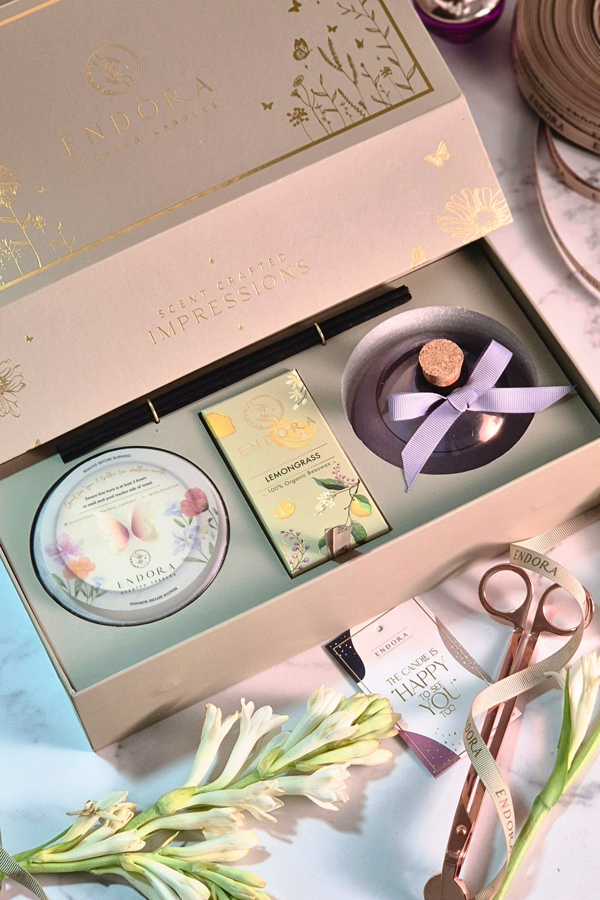Monet's Set - Candle & Diffuser Duo | Smoke | Cardamom & Mimosa