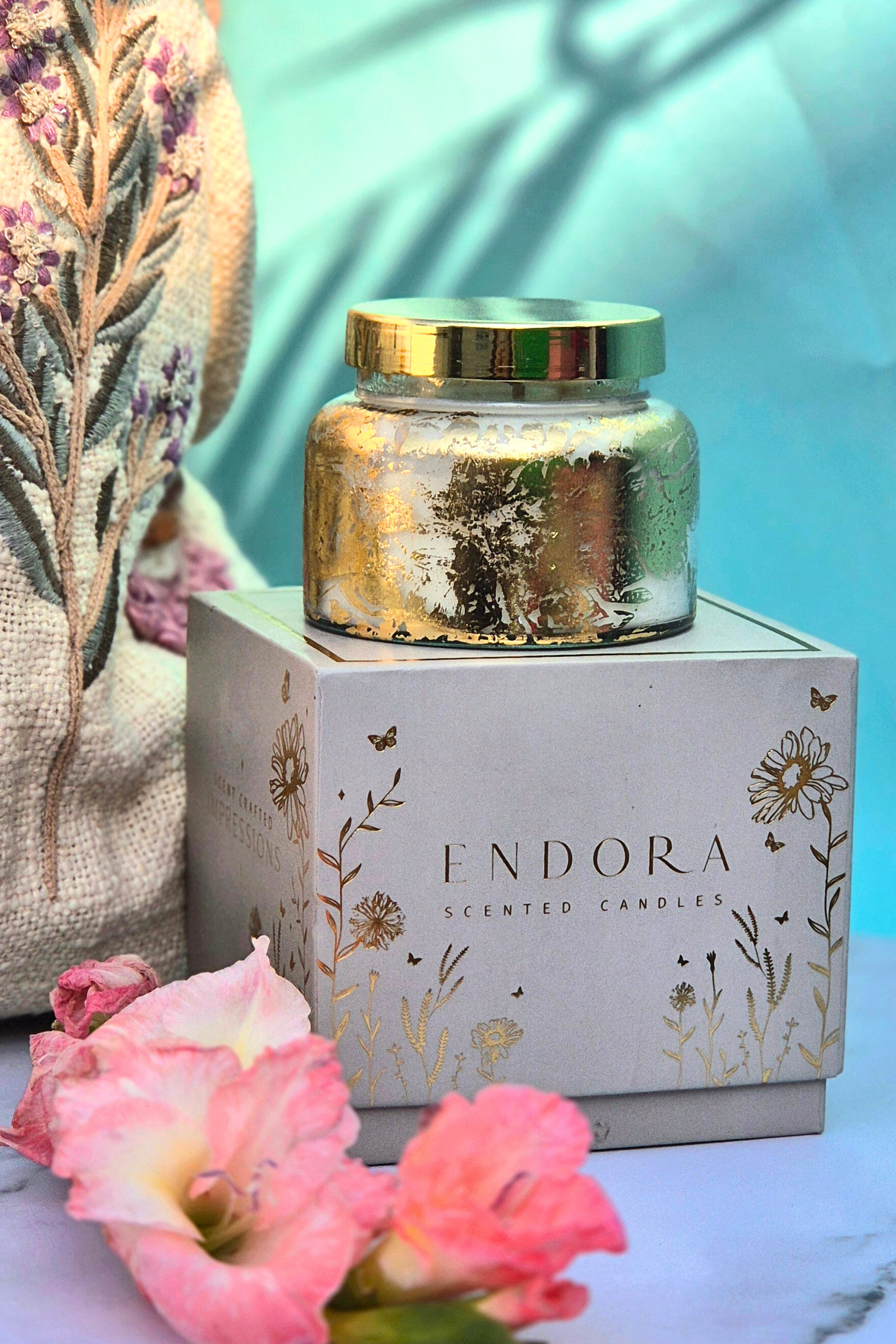 Gold Foiled Matki | Oud & Amber