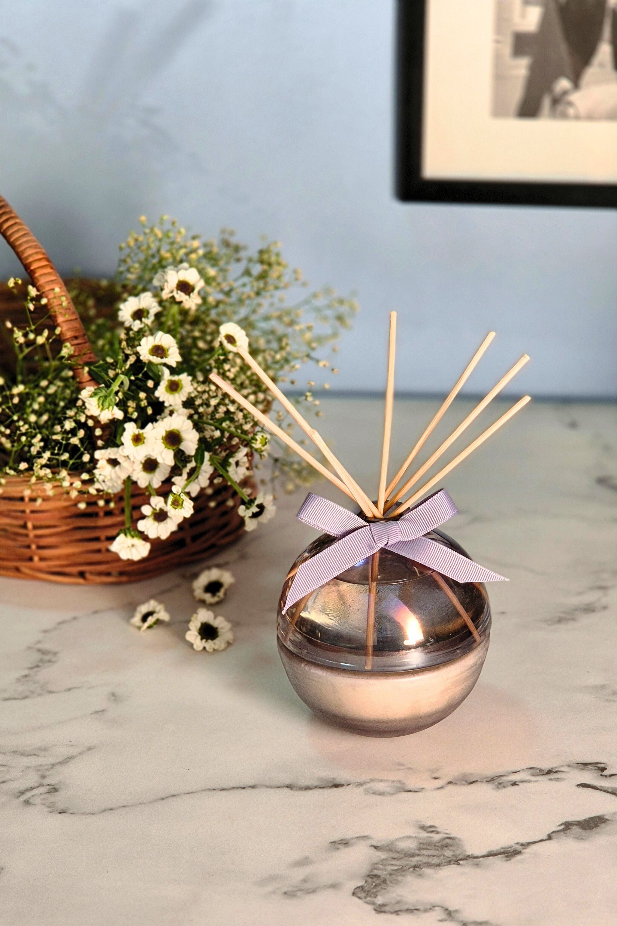 Monet's Set - Candle & Diffuser Duo | Smoke | Cardamom & Mimosa