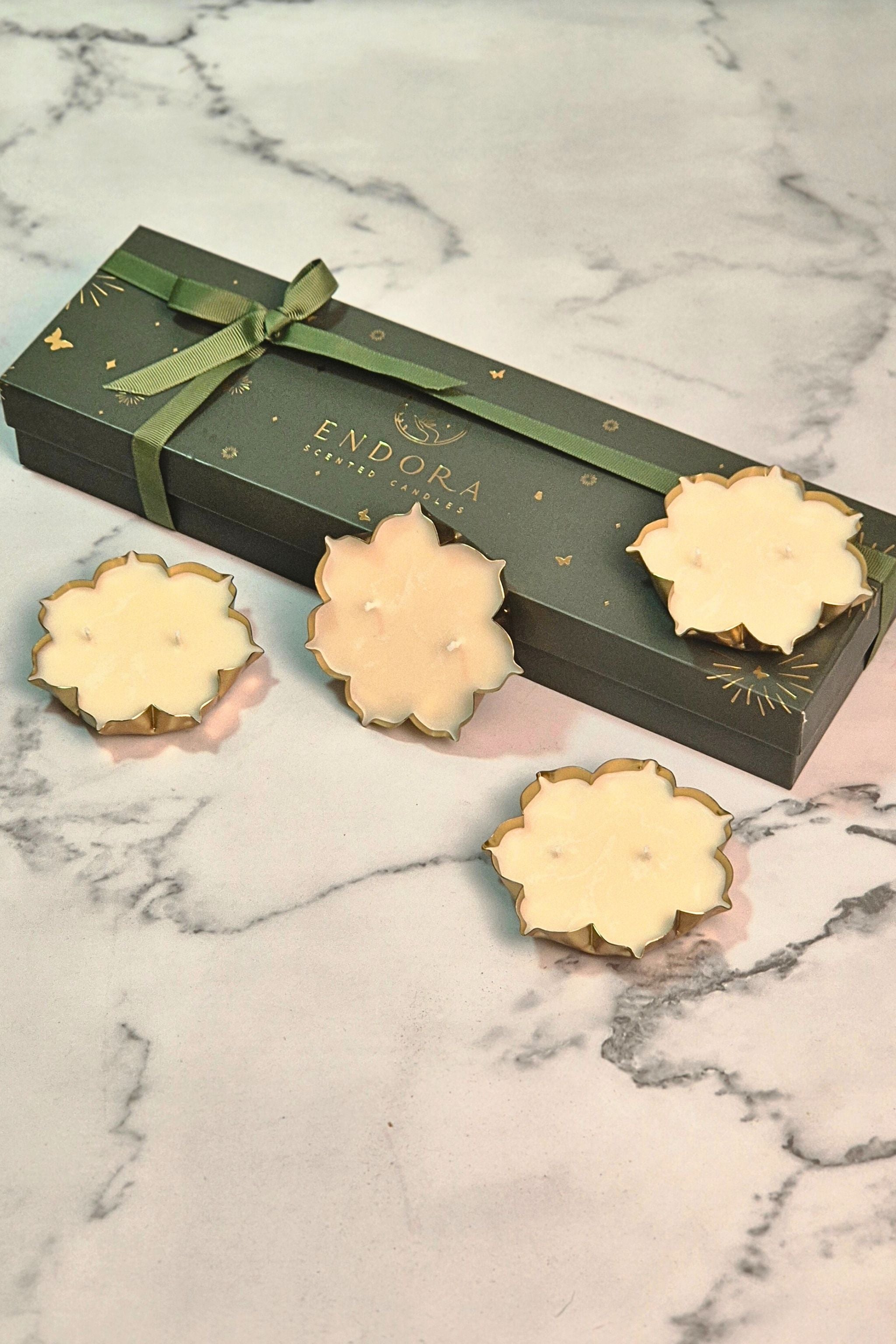 Scented Lotus Urli | Set Of 4