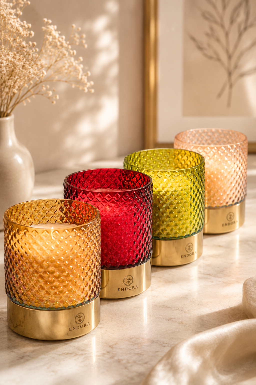 Retro Jar candle + Wax tablet gift set | Amber | Scented Candle