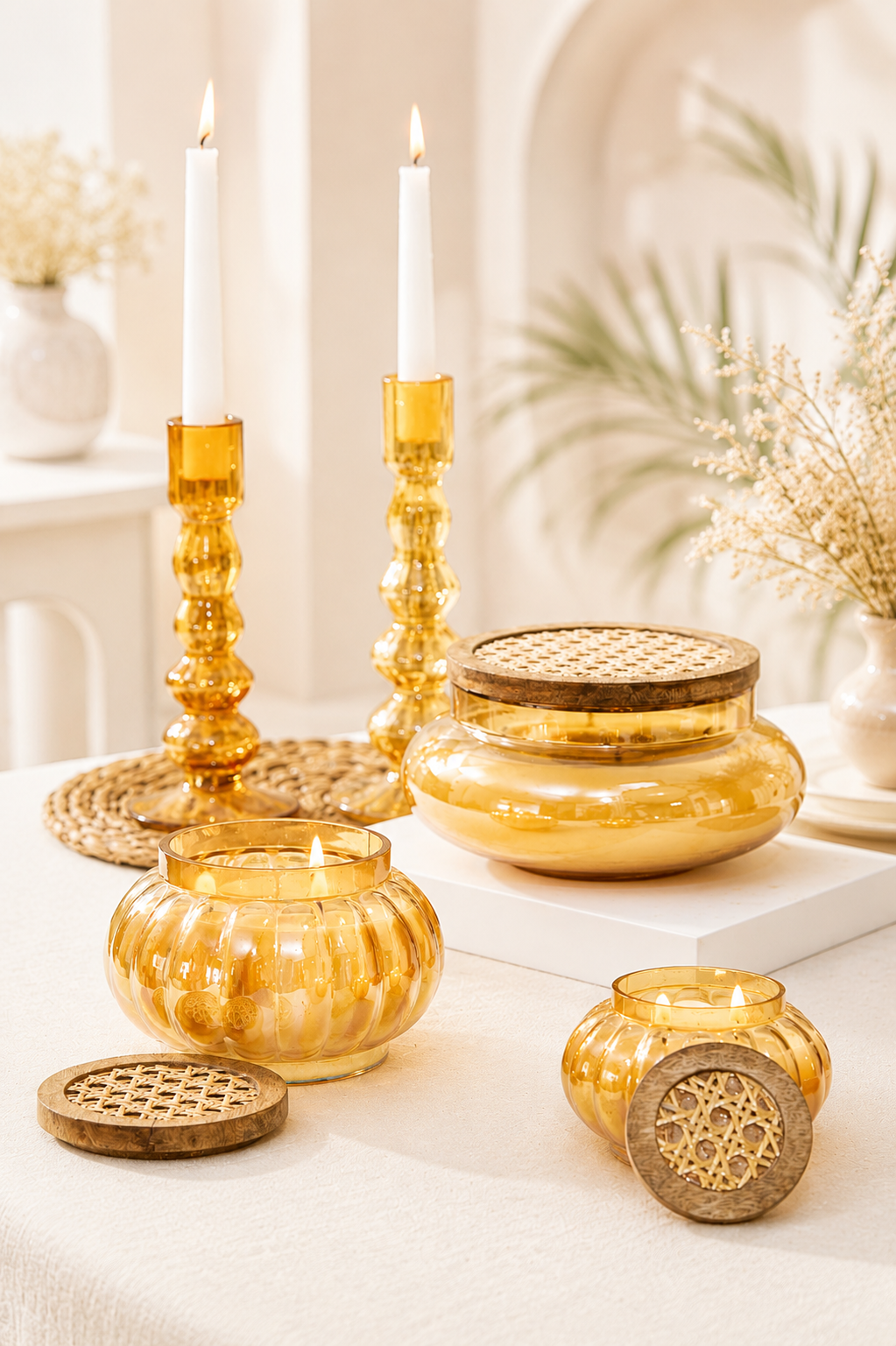 Amber Boho Lid - Lustre Jars