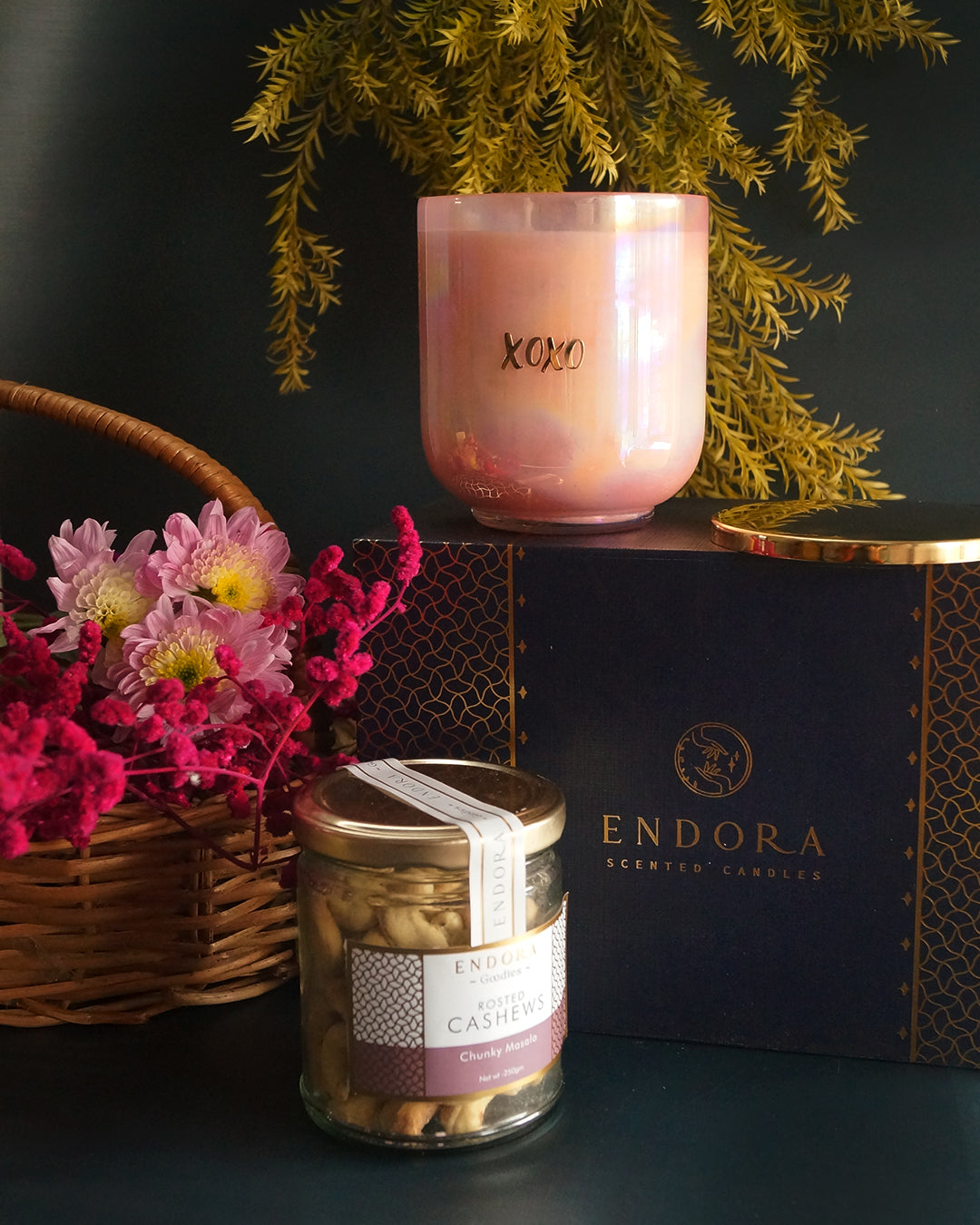 XOXO U glass Scented Candle | Moroccan Rose