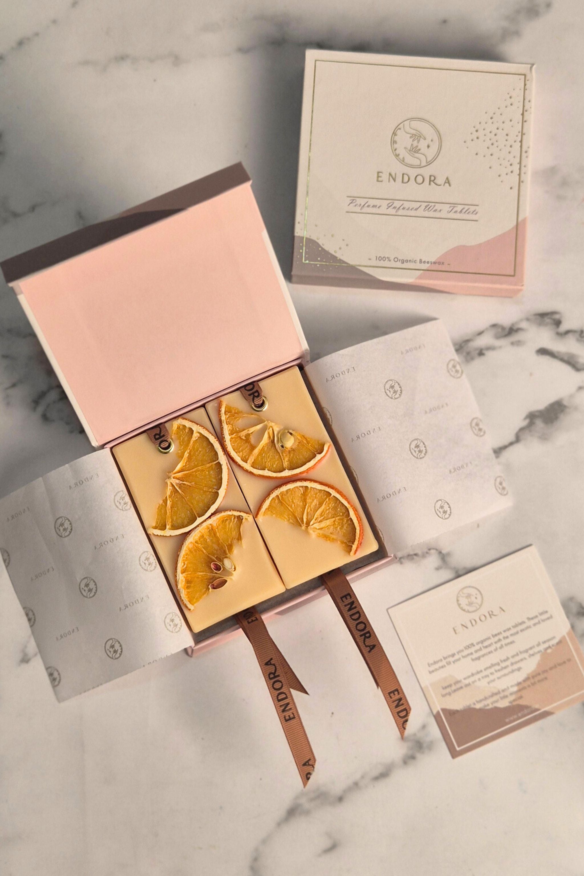 Neroli & Bergamot  Beeswax tablets (set of 2)