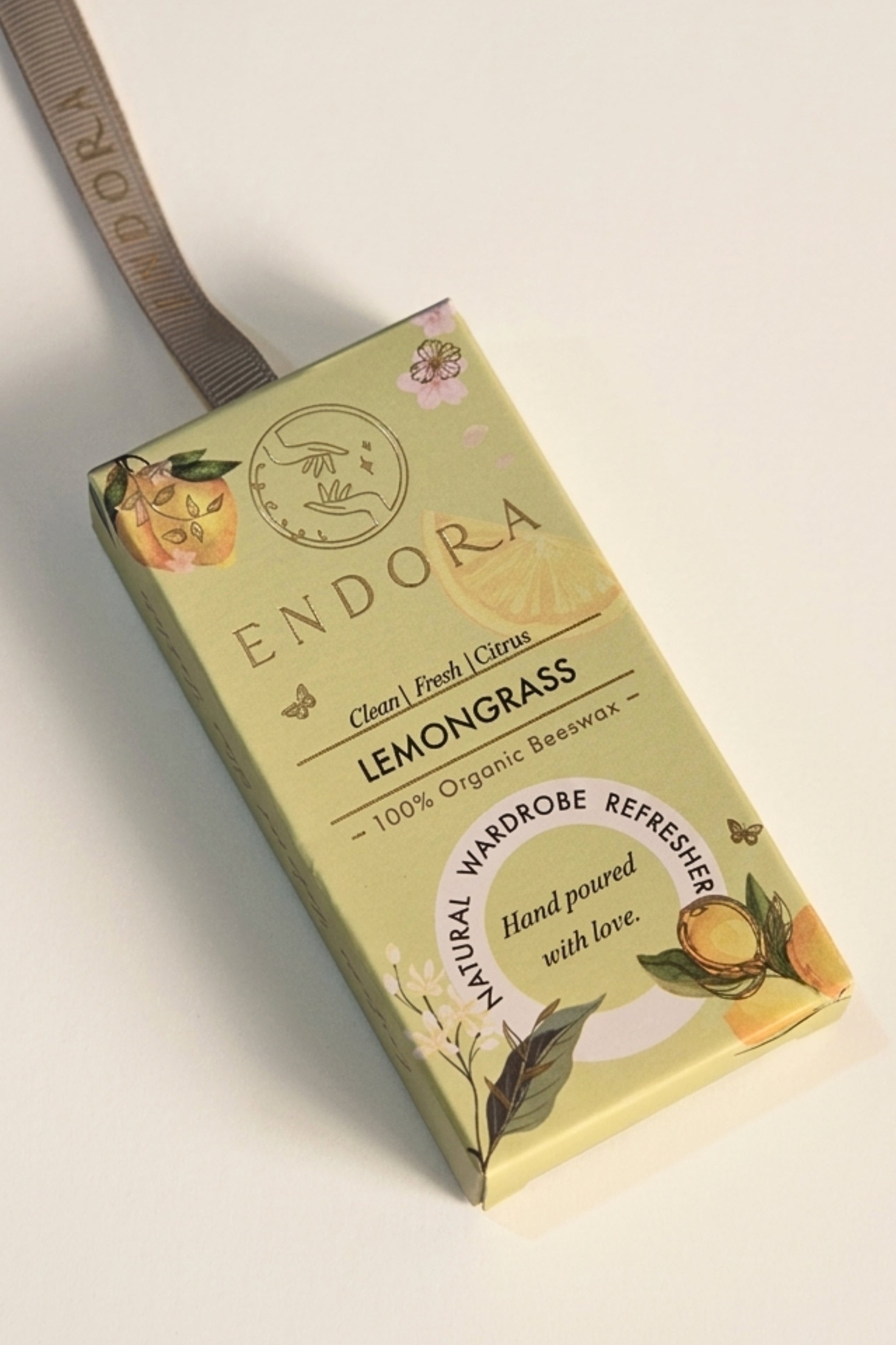 Lemon Grass Infused Beeswax tablet | Wardrobe & Washroom Refresher