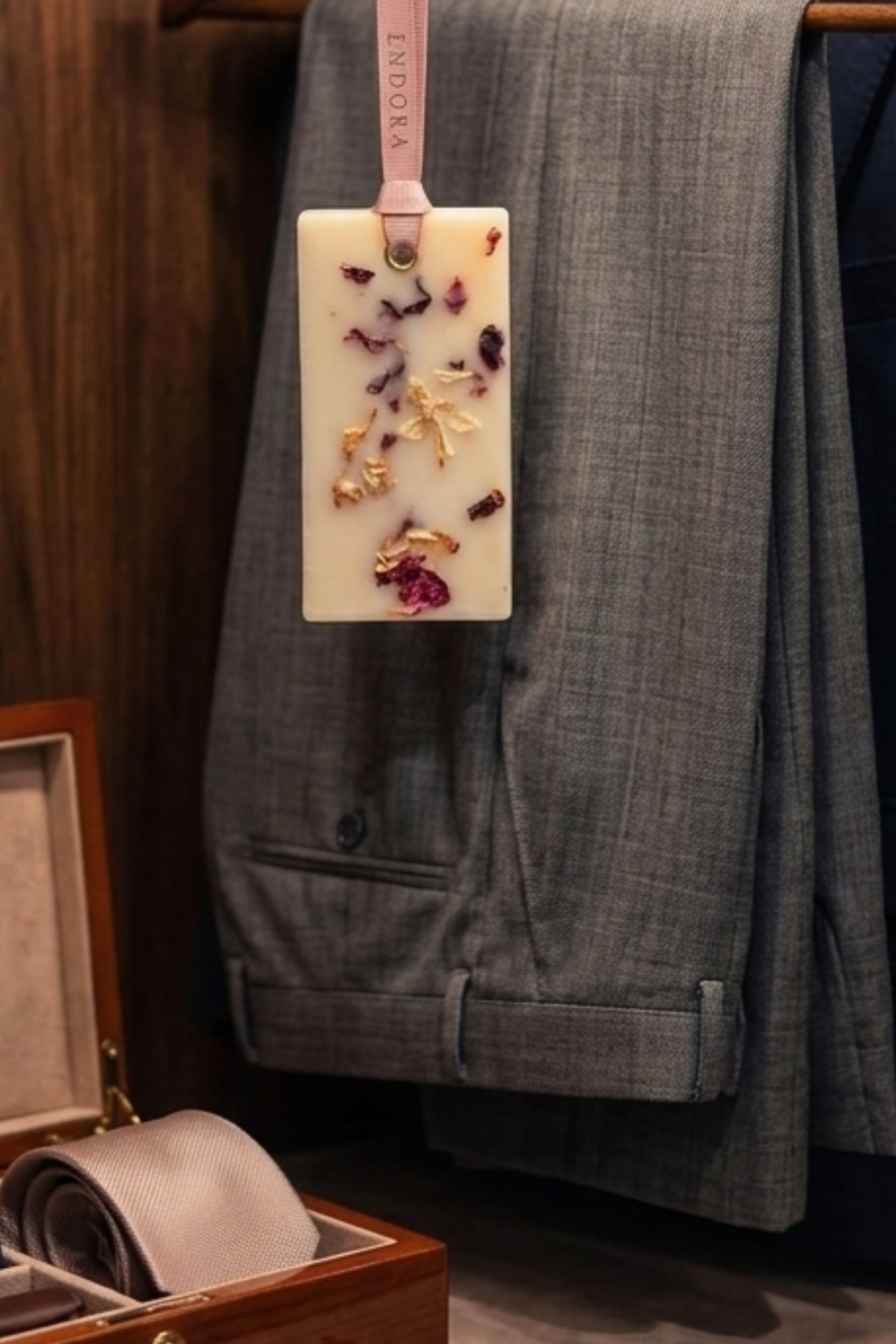 Lavender and Rose blend beeswax tablets (set of 2)