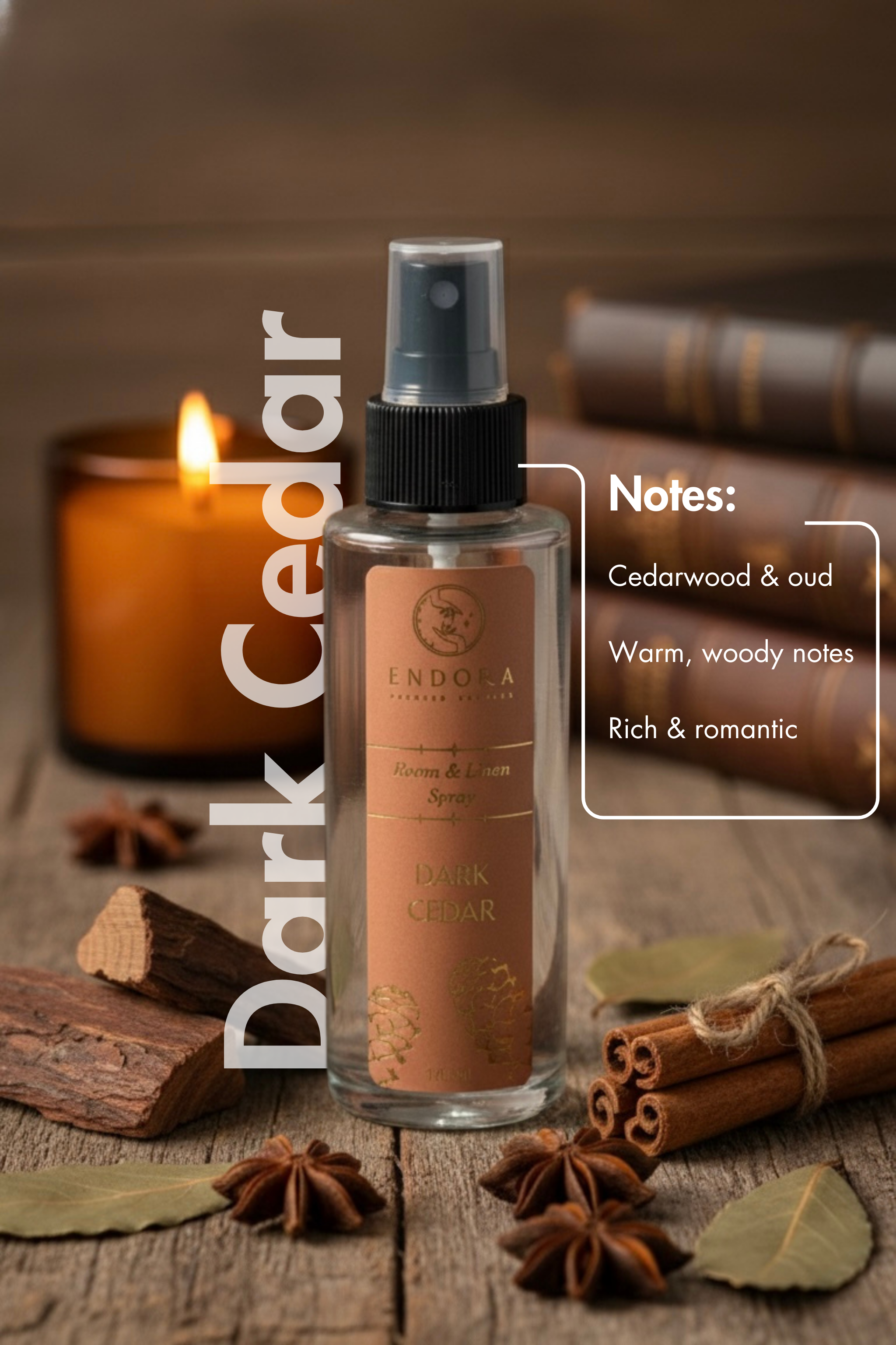 Dark Cedar | Linen & Room Spray