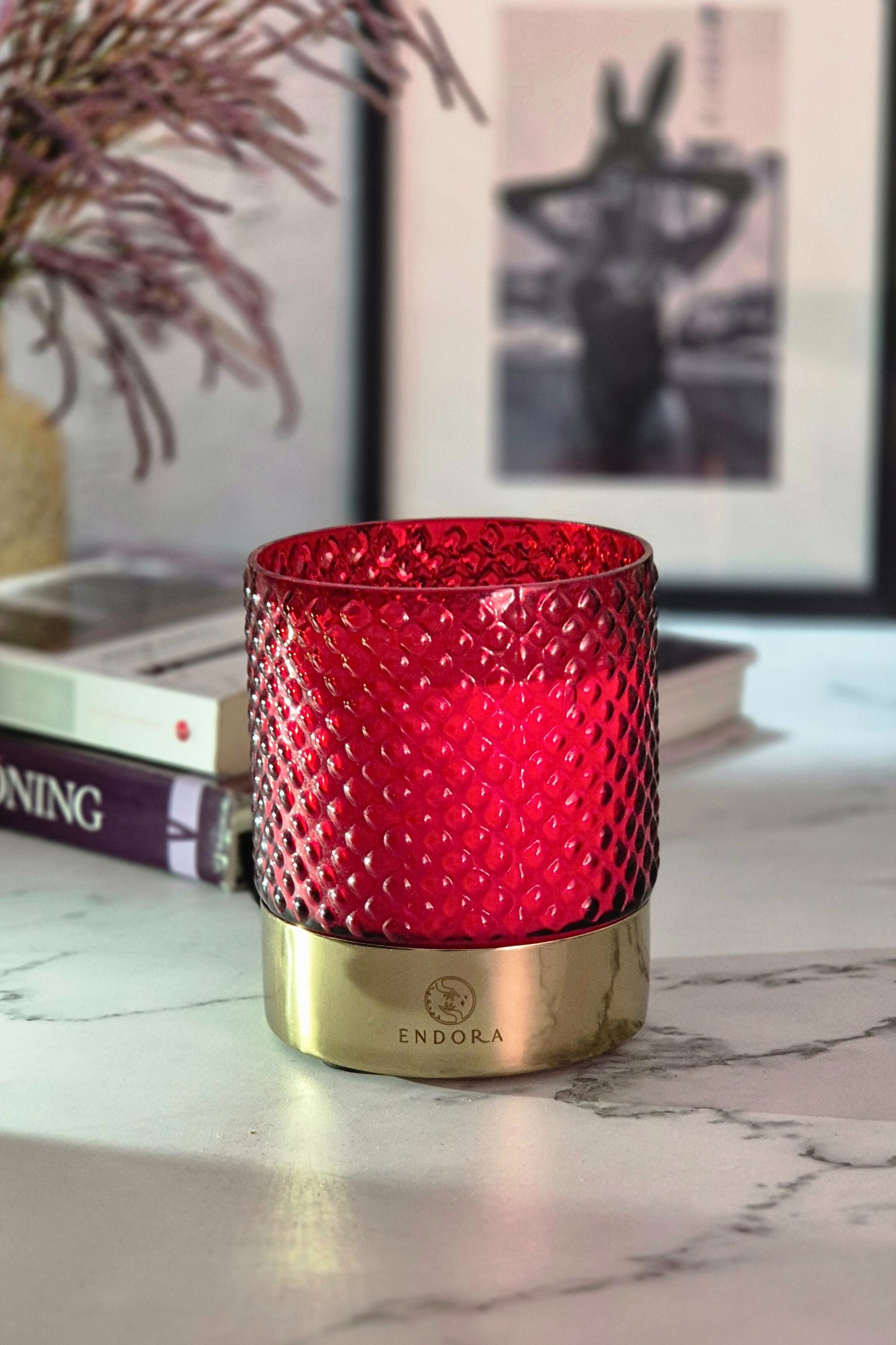 Retro Jar | Royal Red | Scented Candle