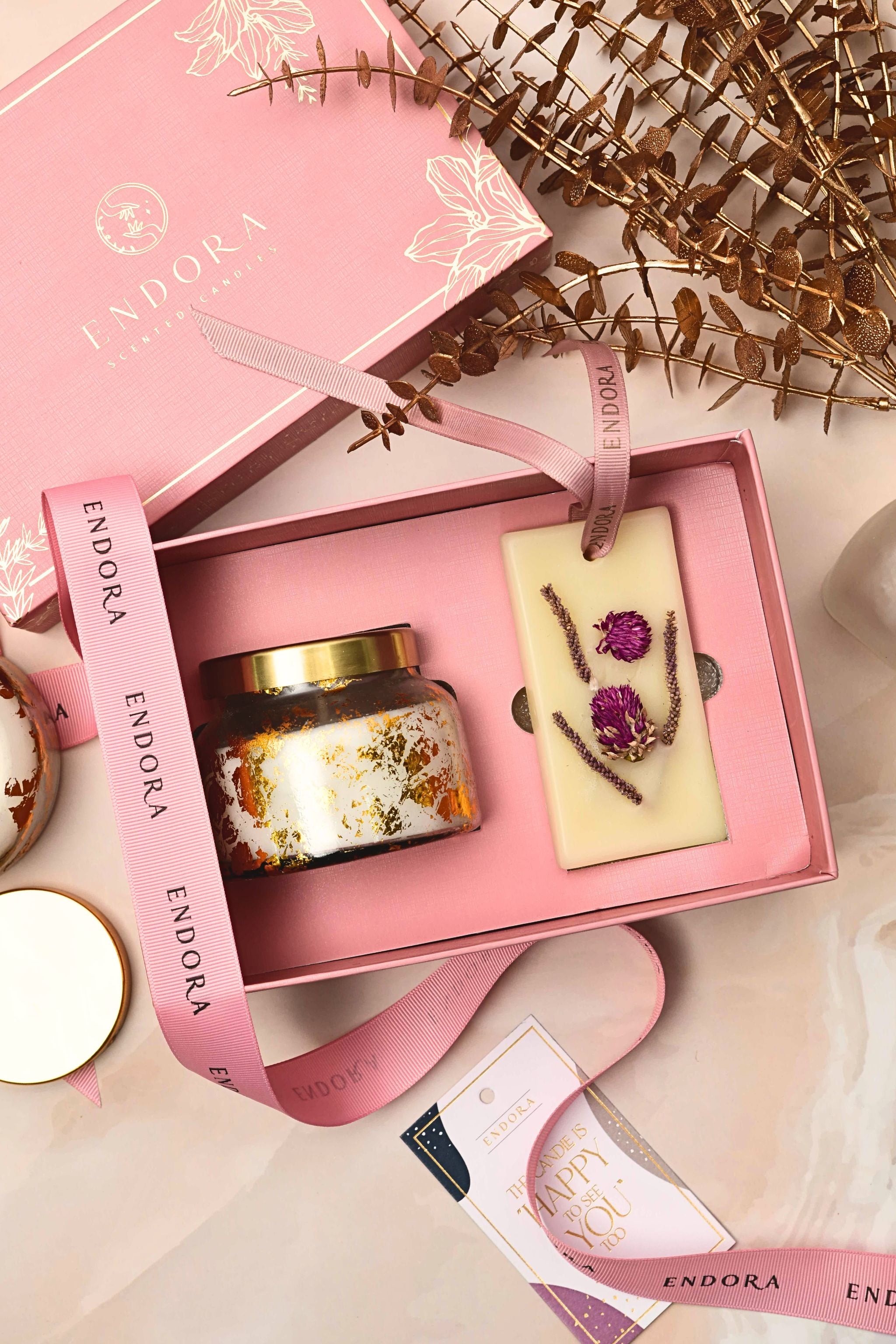 Gold Foiled Matki + Wax Tablet