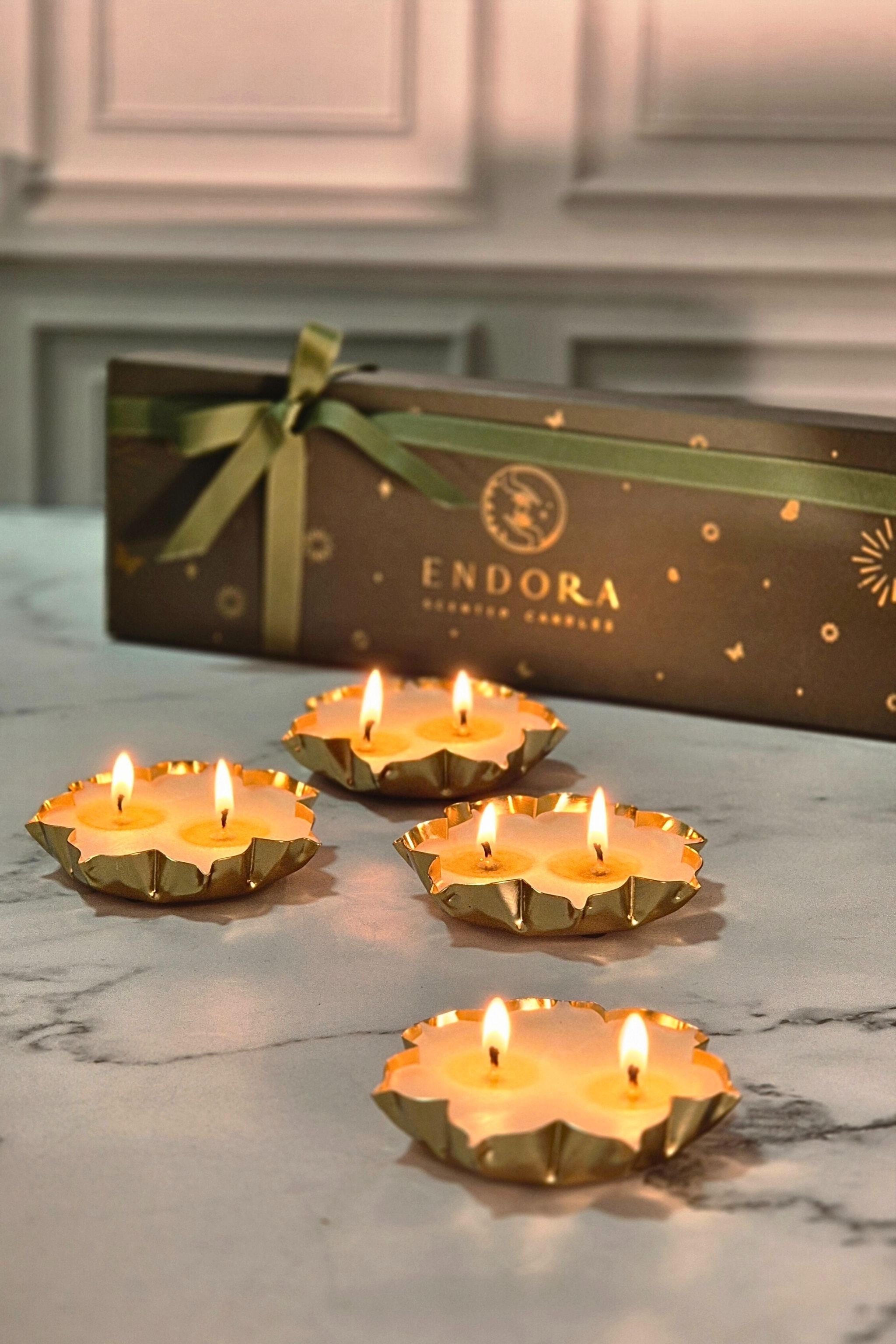 Scented Lotus Urli | Set Of 4
