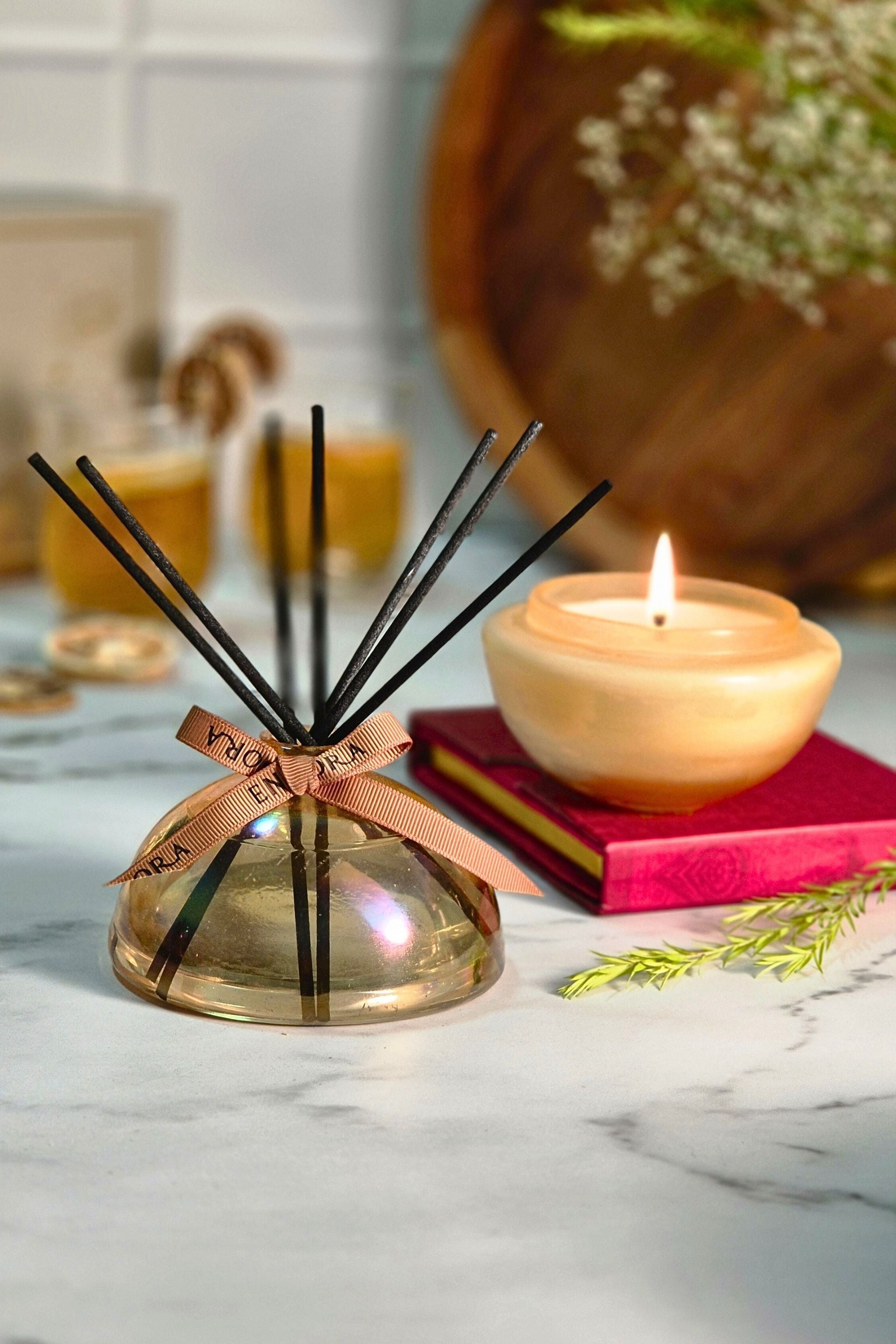 Monet's Set - Candle & Diffuser Duo | Amber | Sandalwood & Oud