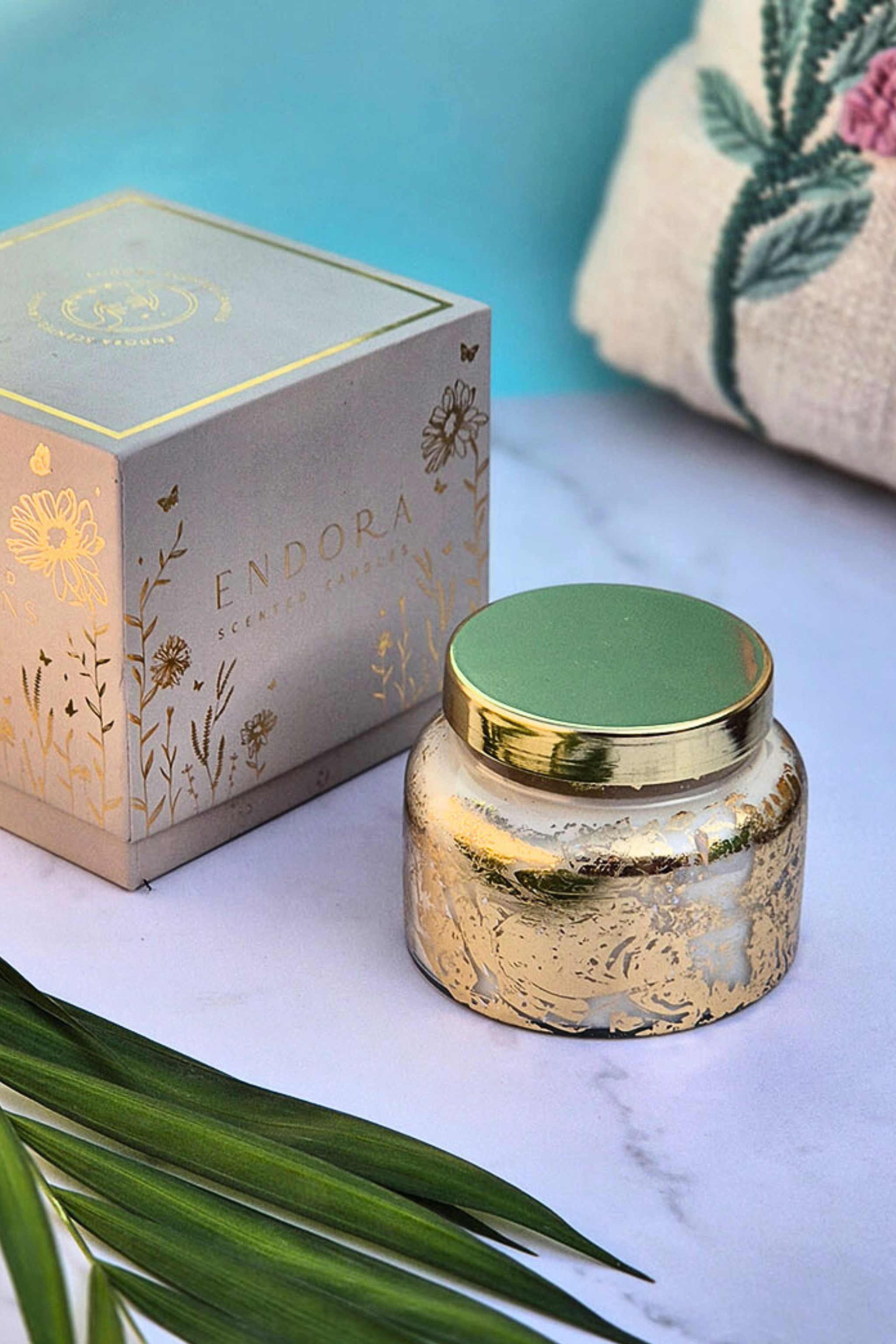 Gold Foiled Matki | Oud & Amber