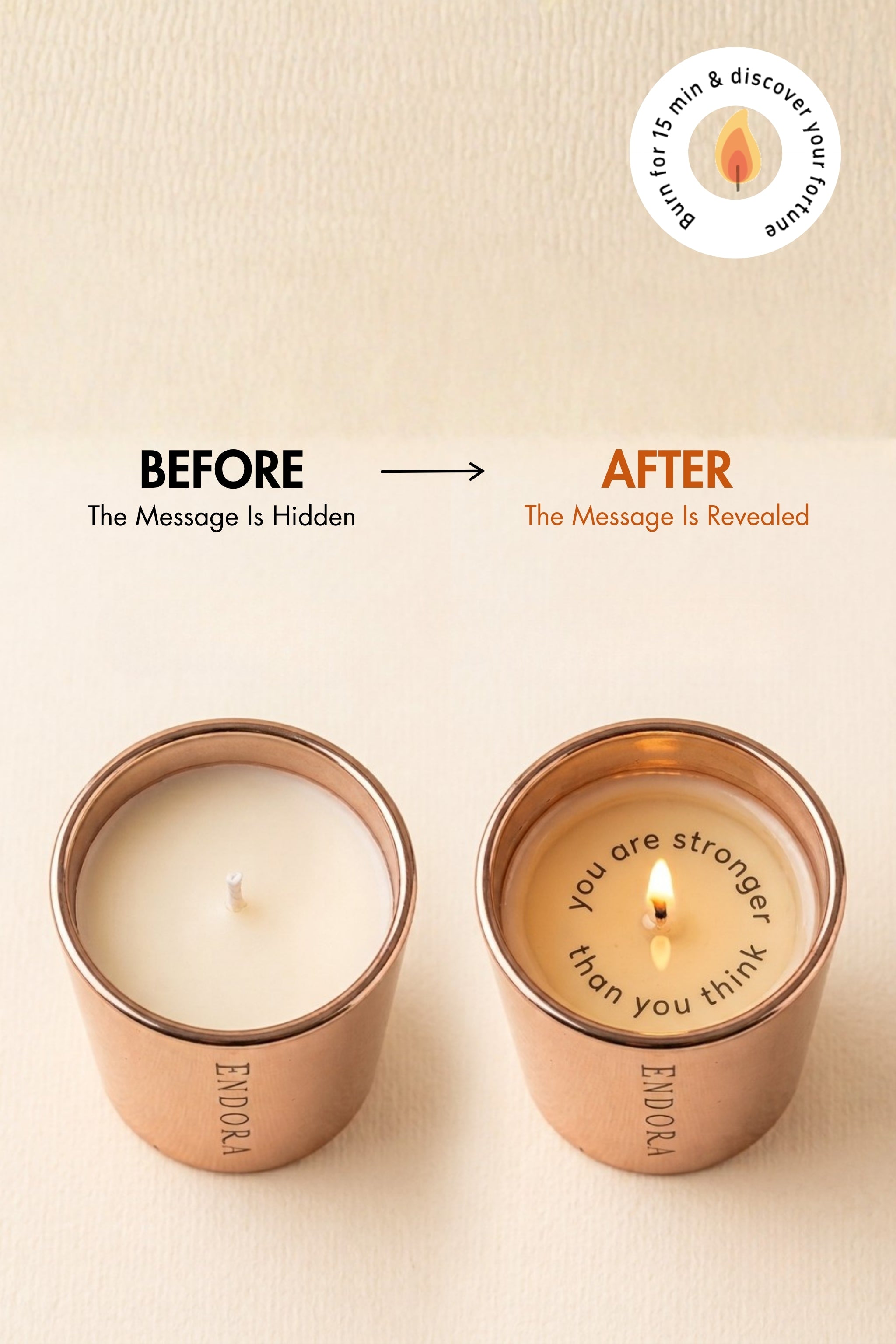 Golden Fortune Candle | Sandalwood & Oud