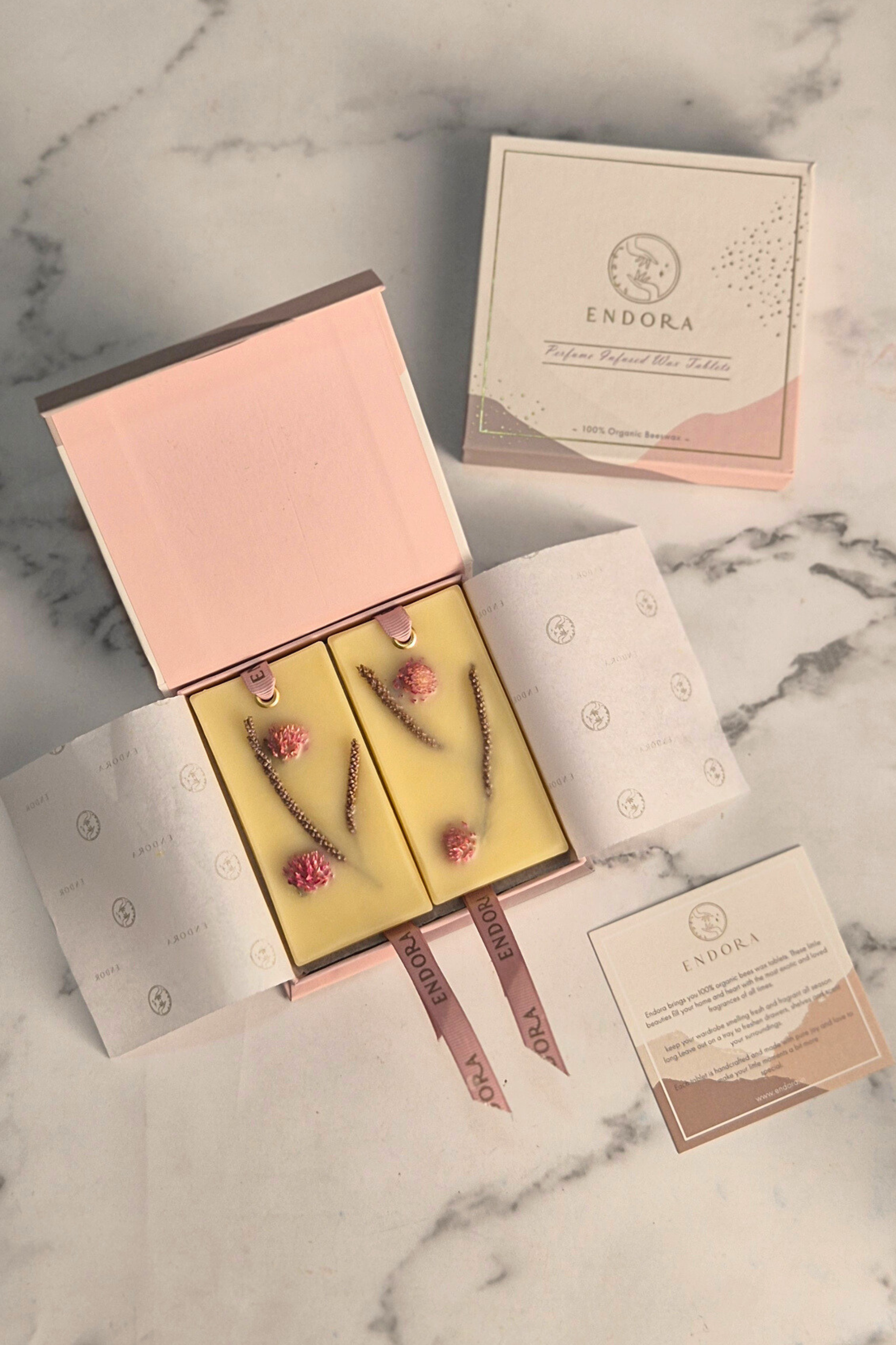 Eucalyptus and basil Beeswax tablets (set of 2)