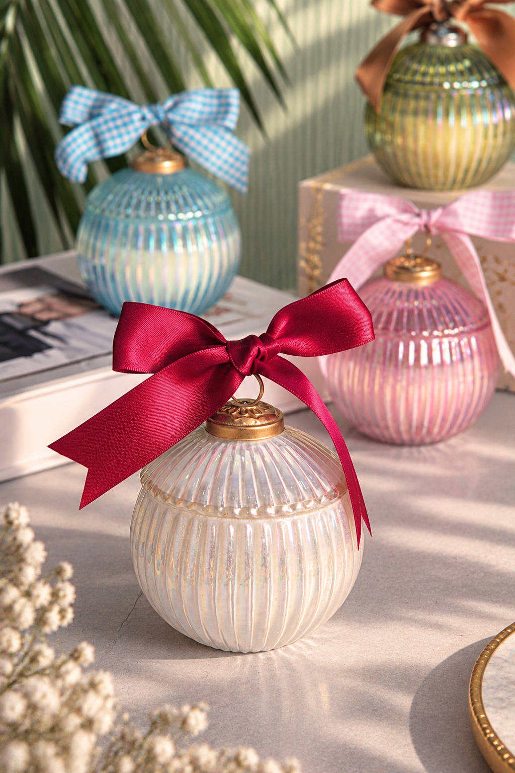 Ornament Candle – Mother of pearl | Velvet Rose & Oud