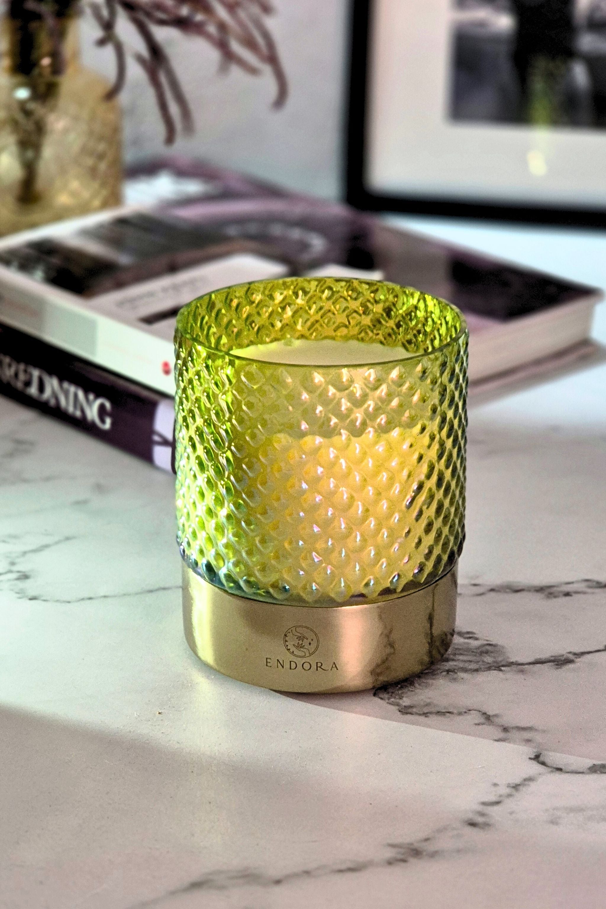 Retro Jar | Olive Green | Scented Candle