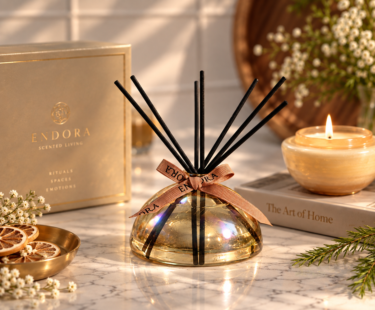 Monet's Set - Candle & Diffuser Duo | Amber | Sandalwood & Oud