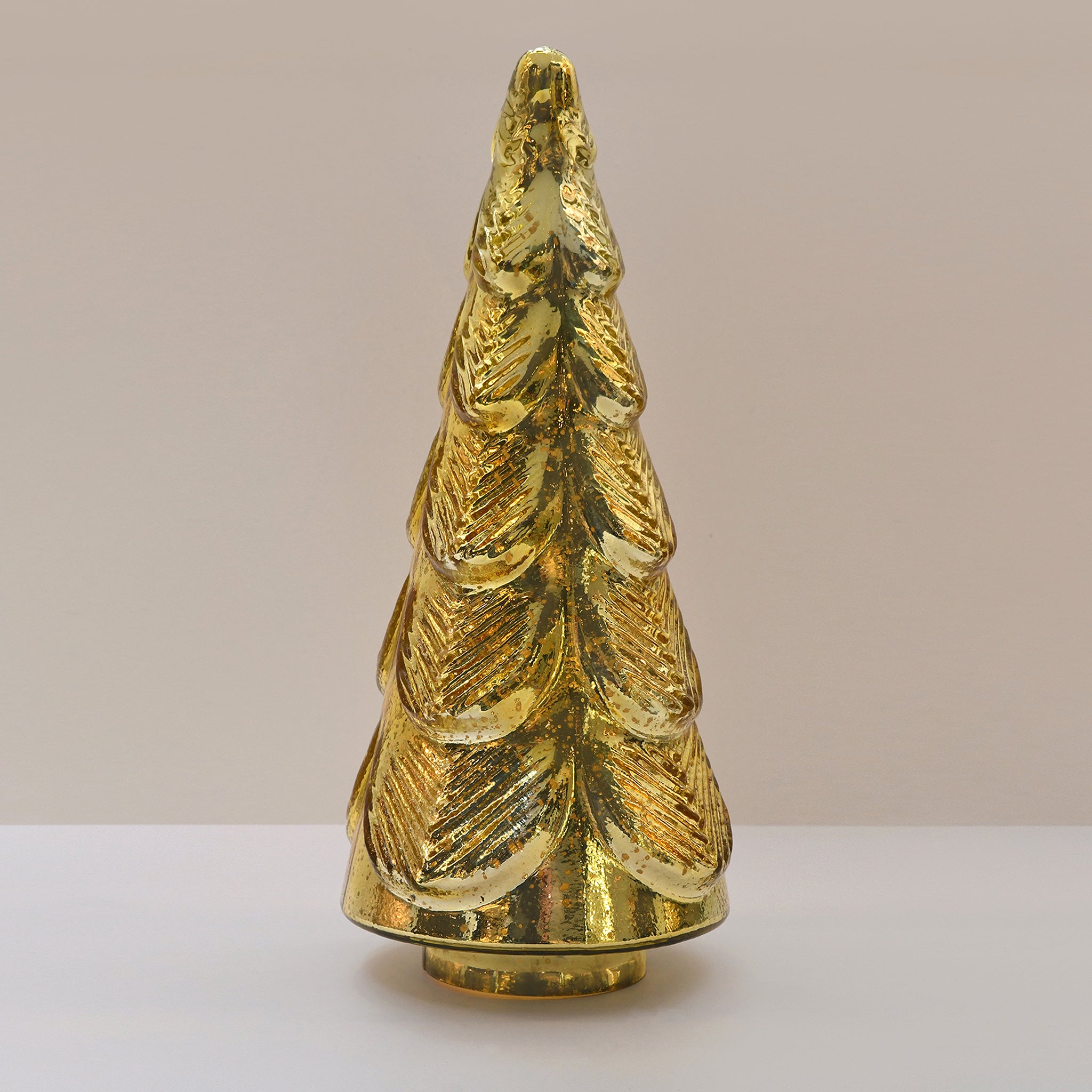 SET of 3 Christmas tree LED Lamp | Gold