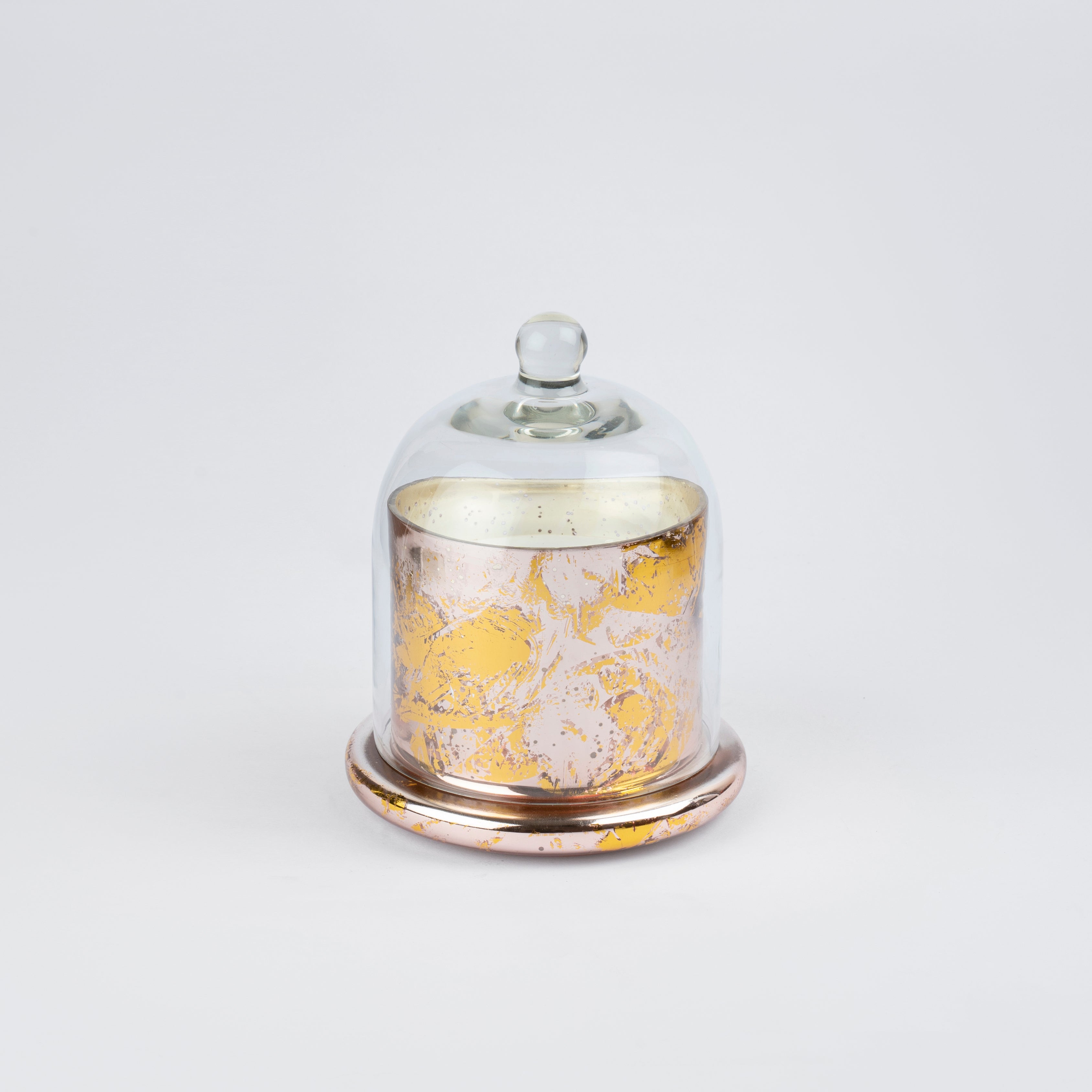 Rose Gold Foiled Bell Jar | English Rose